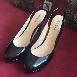 Guess Patent heels.